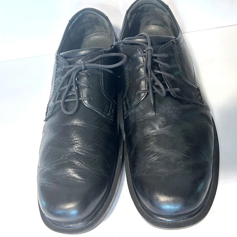 SAS Ambassador Oxford Mens 11.5 Black Leather Lace Up Dress Shoes Orthopedic